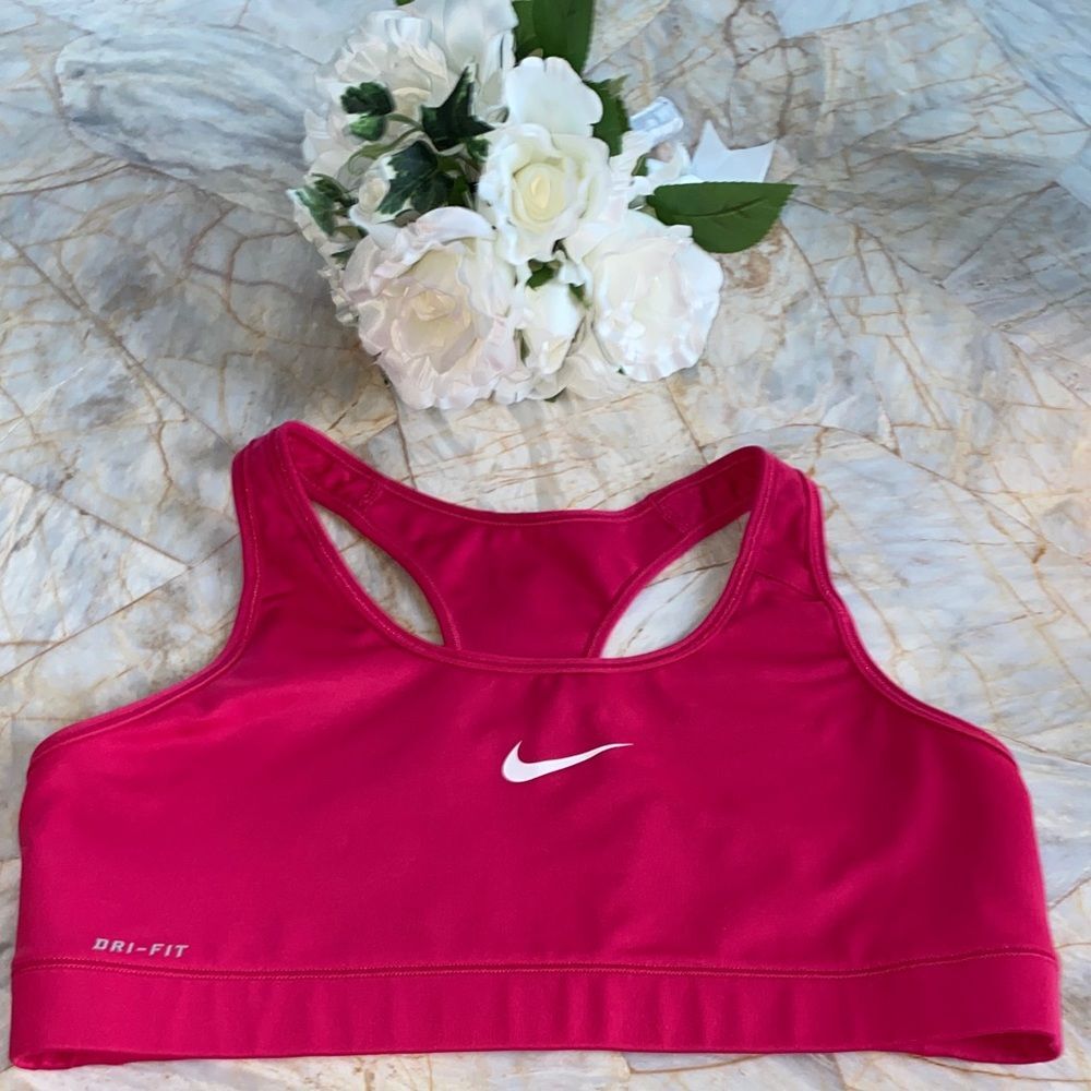 Nike Women's Fuchsia Dri-FIT Sports Bra‎